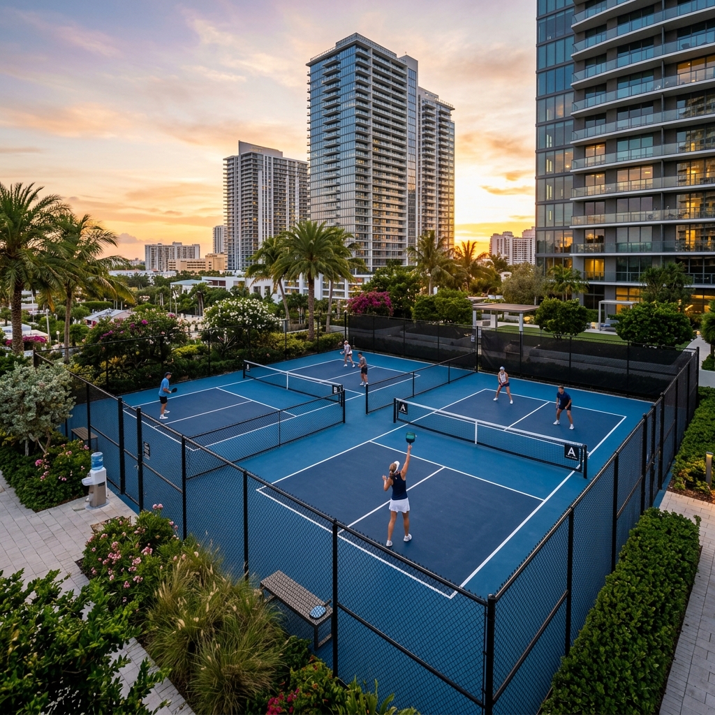 Dual Pickleball Courts